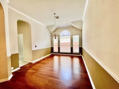 Unfurnished dining area with wood finished floors