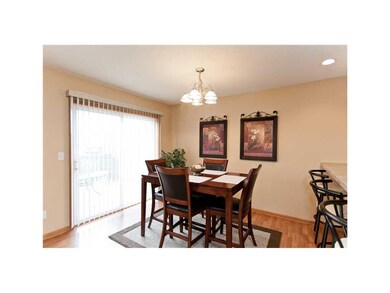 Dining Area. Eat-in kitchen area with sliding glas