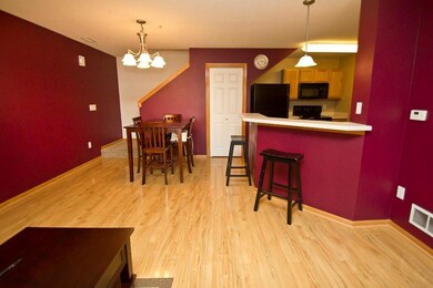 Dining area and breakfast bar
