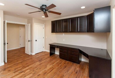 office w/ built in cabinetry