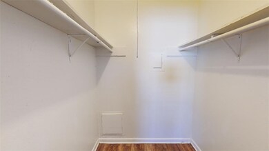 Spacious closet featuring wood finished floors