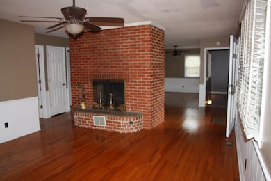 fireplace upstairs