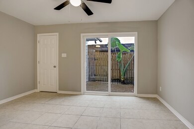 Spacious dining area.
