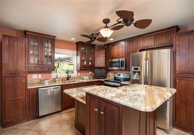 Updated Kitchen with custom cabinets, Granite Coun