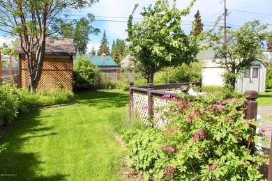 Fenced back yard