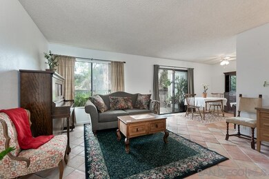 Tile floors throughout the living area.