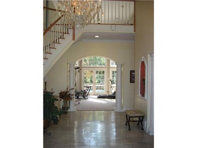 Dramatic two story entrance opens up a world of st