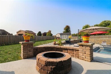 Poolside Fire Pit