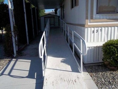 RAMP LEADING UP TO FRONT DOOR.