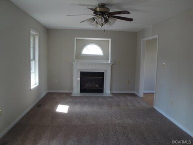 Family room nice FP