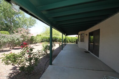 Spacious covered patio