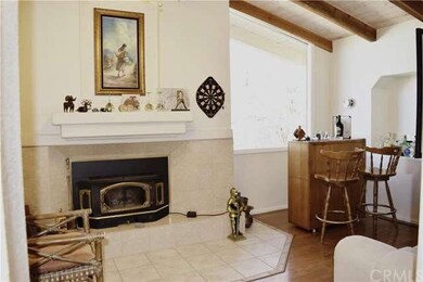 Wood Burning Fireplace in Living Room