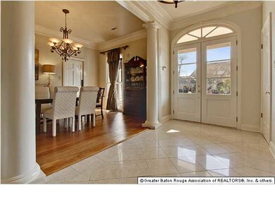 WIDE FOYER WITH MARBLE FLOORS