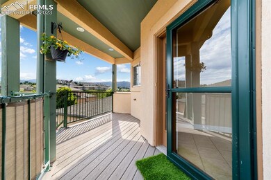 Wraparound porch with mountain views