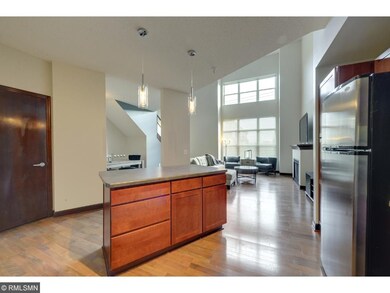 Additional storage and counter space in the center