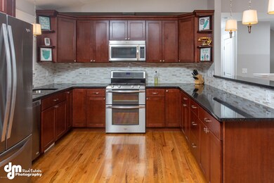 Kitchen with hardwood floors