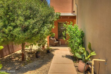 Lushly Landscaped Front Courtyard