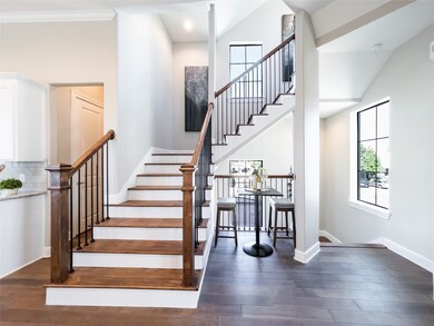 Gorgeous interior staircase with windows at every