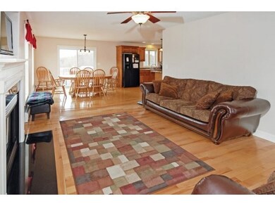 Living Room With Fireplace