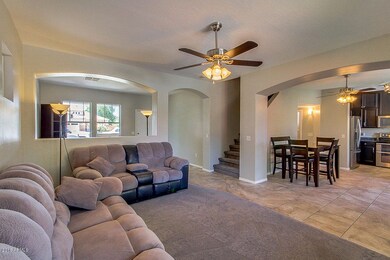 Family Room Opens to Kitchen