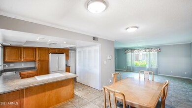 Kitchen and dining room