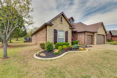 Beautifully landscaped front yard