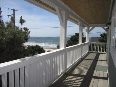 Upstairs deck