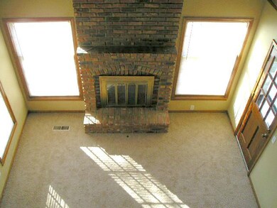 Partial Great Room View From Balcony Loft. Room is