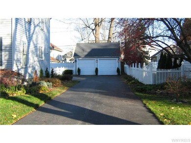 Garage The detached two-car garage will hold your 