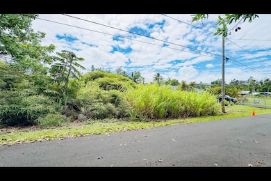 Looking to the right along Kala Street from approximate middle of lot 590.
