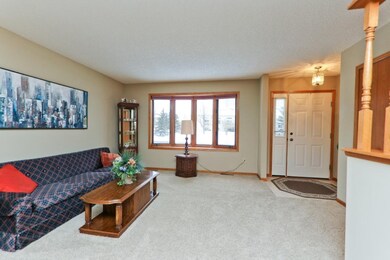 Bright and airy main level living room
