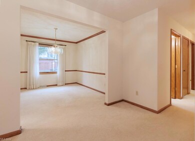 Here's the dining room and the hallway to the bedr