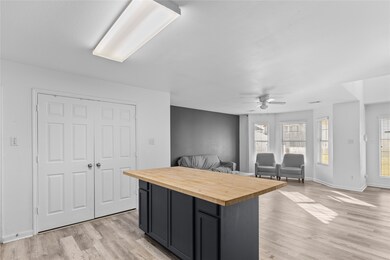 Kitchen view looking to living room (Not actual li
