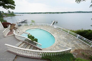 Pool and stairs to River