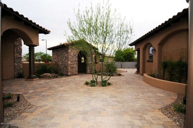 View from Front Door into Courtyard