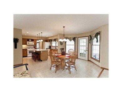 Breakfast Bar. Nice wide breakfast area with door 