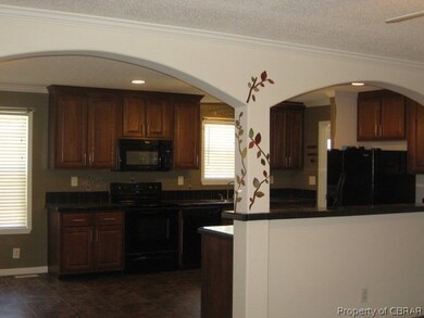 LR into kitchen
