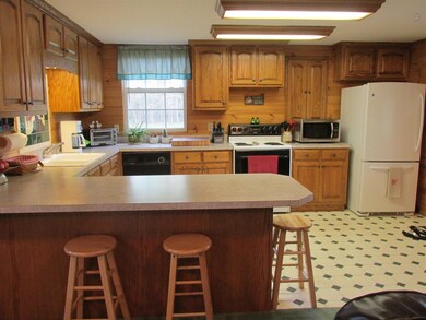 view of Kitchen with bar