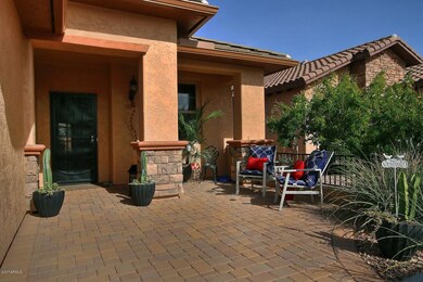 Paver courtyard