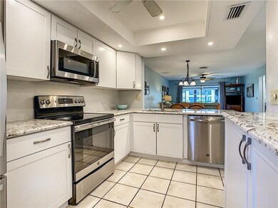 Lovely kitchen with breakfast bar, to the right