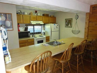 Kitchen. Extended counter top allows for a breakfa