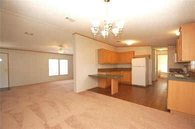 Dining Room looking toward kitchen and living room