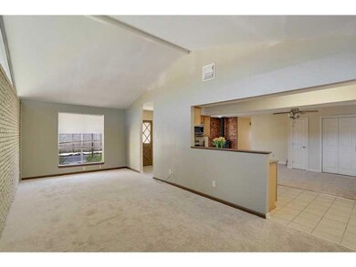 Photo. Open Living/dining room