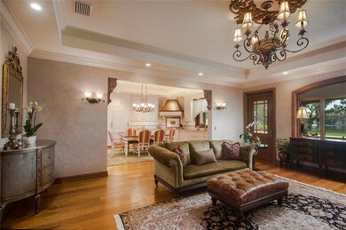 This open floorplan makes sure the chef doesn't mi
