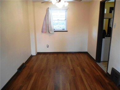 Dining room space flows into the kitchen area.