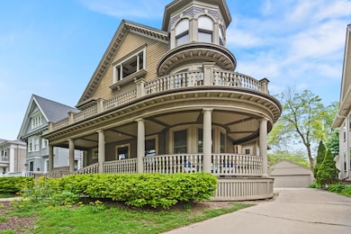 Wrap-around porch