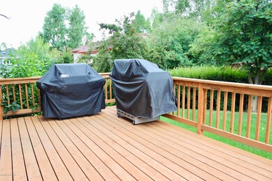 Large rear deck