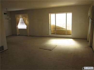 Living room and dining area