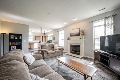 Wood burning fireplace perfect for cooling evenings!