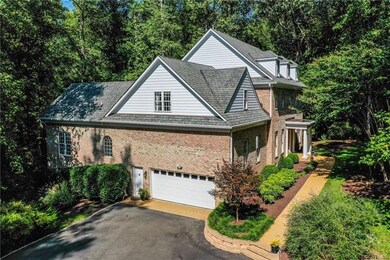 Oversized two car side entry garage. The owner mov